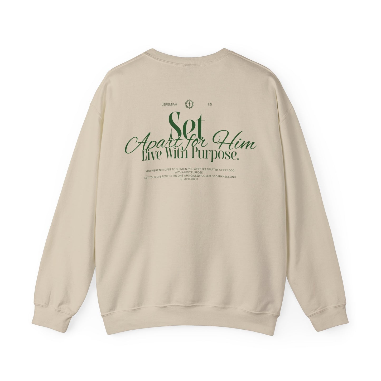 Set Apart Crewneck – Jeremiah 1:5