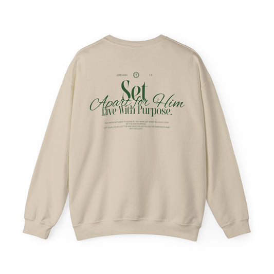 Set Apart Crewneck – Jeremiah 1:5