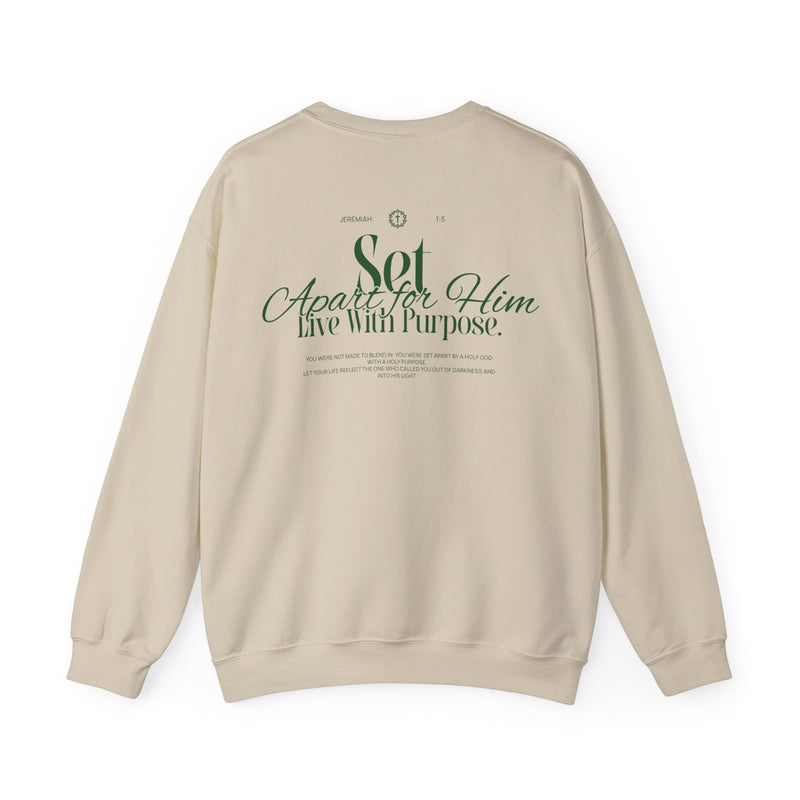 Set Apart Crewneck – Jeremiah 1:5