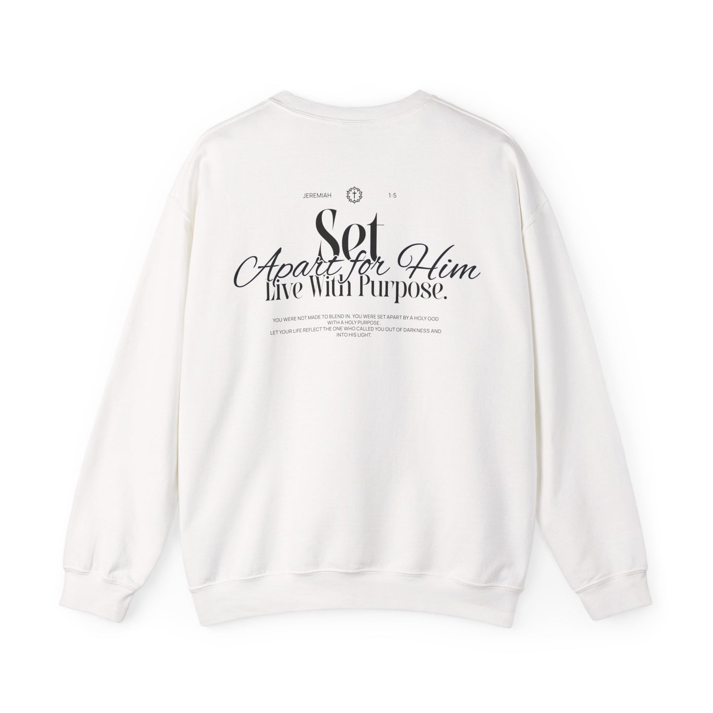 Set Apart Crewneck – Jeremiah 1:5